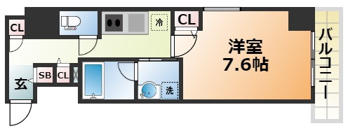 アルファレガロ神戸元町の間取り