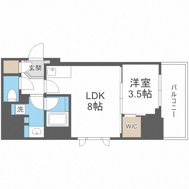 ルフォンプログレ堺筋本町タワーレジデンスの間取り