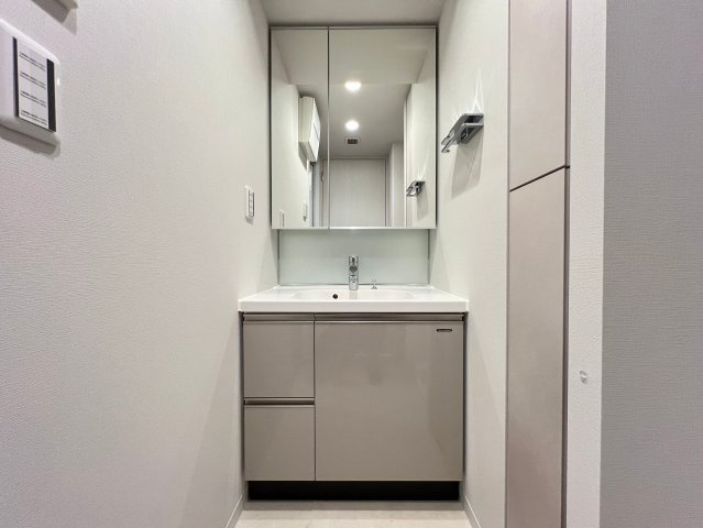 ルフォンプログレ堺筋本町タワーレジデンスの独立洗面台