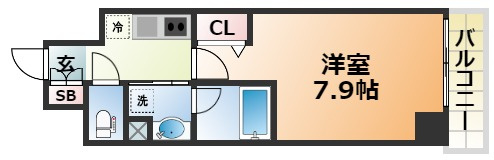 アルファレガロ神戸元町の間取り