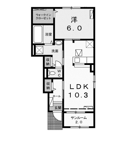 【間取り】 | クレメントハウスＢ