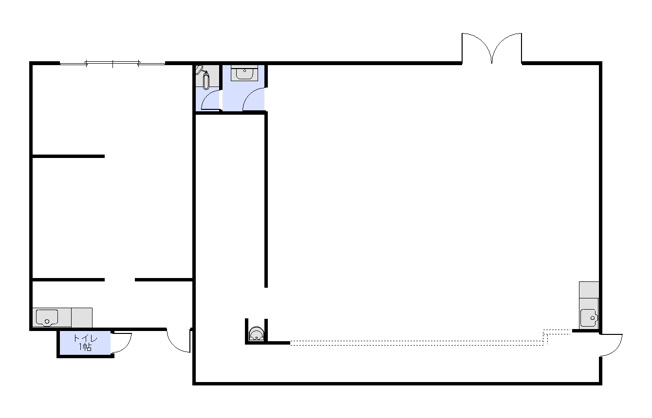 【間取り】 | 世良田町貸店舗
