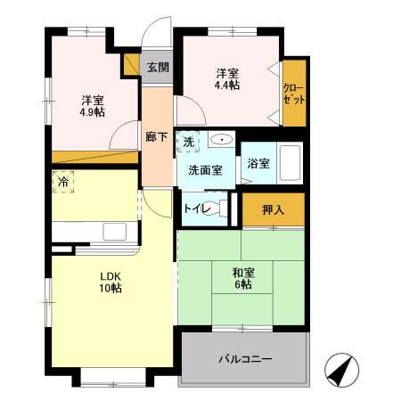 エミネンスNo.2の間取り