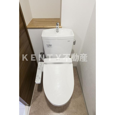 【トイレ】 | ＮＴＰＲレジデンス武蔵小山ＷＥＳＴ | 落ち着いた色調のトイレです