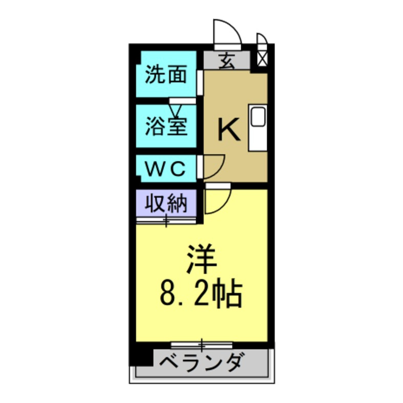 ラフィネ鯉江本町の間取り|参考間取りです
（反転の場合もございます）