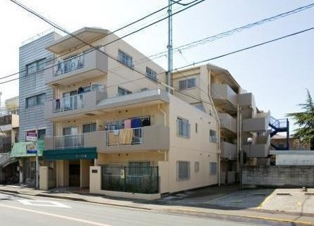サンテラス藤の外観|外観　1984年2月築　RC鉄筋コンクリート造地上4階建て総戸数24戸、東京都大田区東糀谷1丁目の住宅街京急空港線大鳥居駅最寄りの賃貸マンション