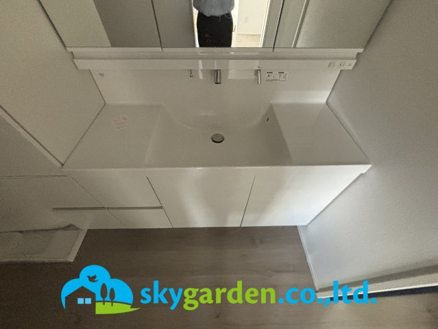 秦野市羽根　中古戸建の独立洗面台