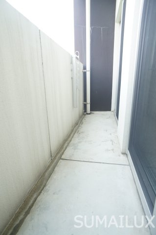熊本市中央区白山３丁目の賃貸マンションのバルコニー