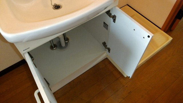 ヴランドールＲＩＯの洗面所|洗面台の下部収納