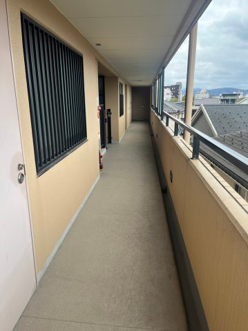 ロアール円山のその他共用部分|マンション外廊下部分。お掃除が綺麗に行き届いてますね