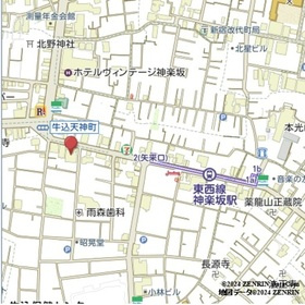 【地図】 | プラウド神楽坂