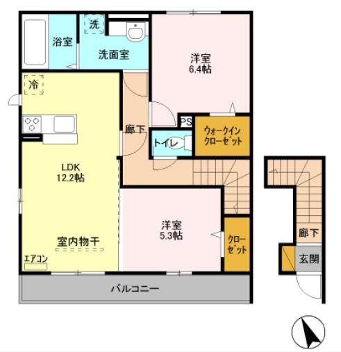 【間取り】 | 未来樹（ゆめのき）壱号棟（D-ROOM）