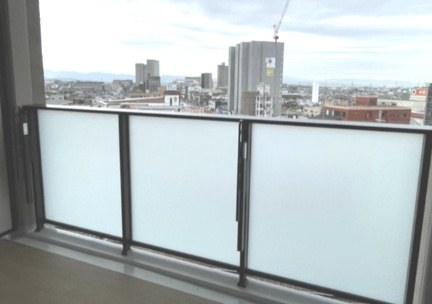 レーベン長岡天神ＣＲＥＳＩＳＴのバルコニー