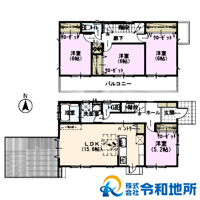 新築戸建　高座郡寒川町田端の間取り