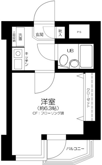 【間取り】 | フェルテロアール祐天寺