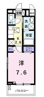 【間取り】 | ユウパレス和泉中央