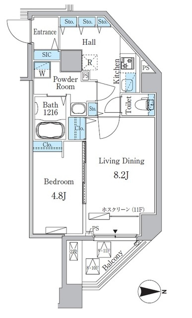 URBAN PARK入谷の間取り