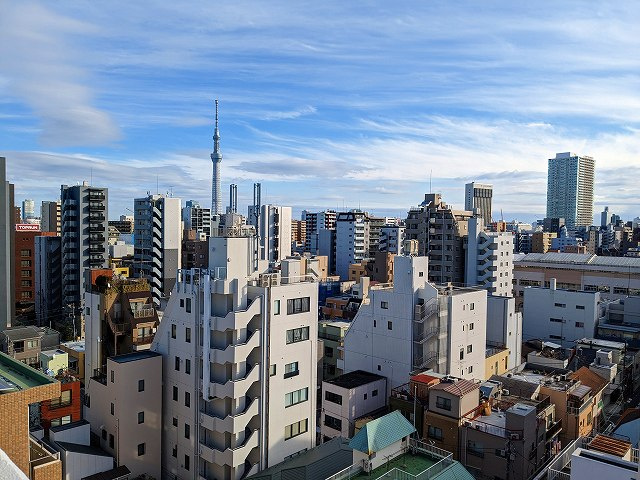 URBAN PARK入谷の展望|スカイツリー、隅田川花火見えます