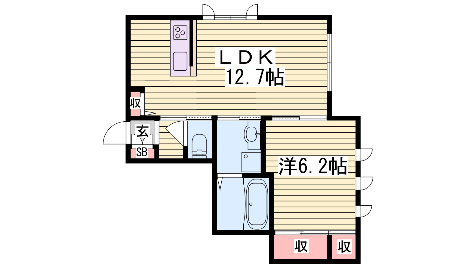 Grand Maison延末東の間取り