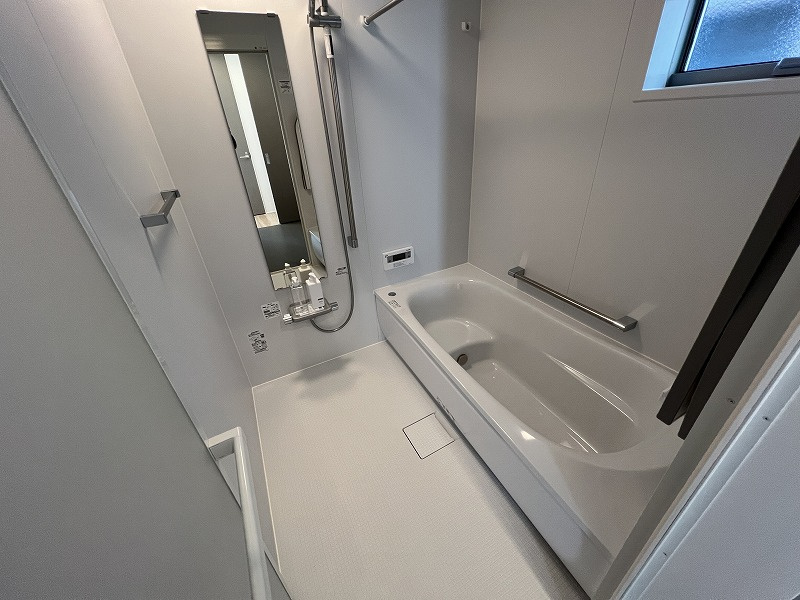 朝倉甲　中古戸建　（未入居物件）の浴室|日々の暮らしに欠かせないお風呂です