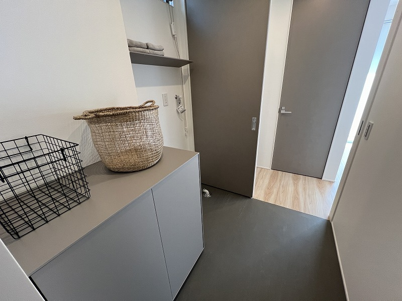 朝倉甲　中古戸建　（未入居物件）のランドリースペース