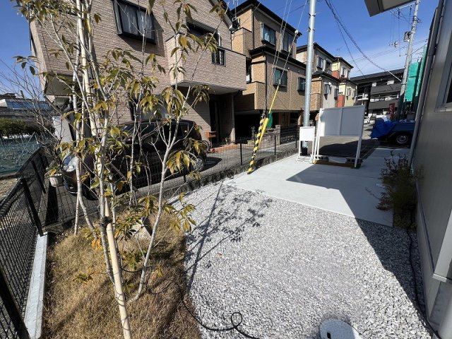 朝倉甲　中古戸建　（未入居物件）の庭