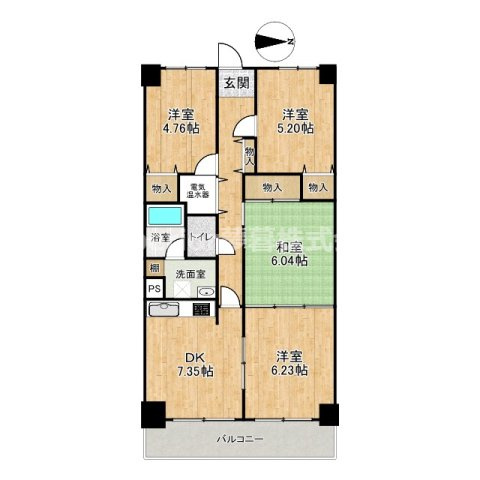 【中古マンション】ネオコーポ大津湖城が丘A棟