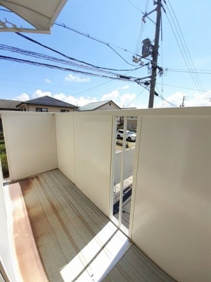 【バルコニー】 | オーブリーヒキノＢ | バルコニー付きです