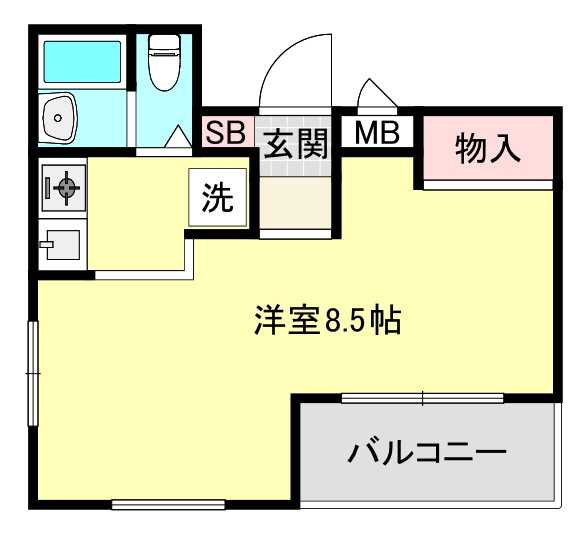 【間取り】 | レジデンシア甲子園口