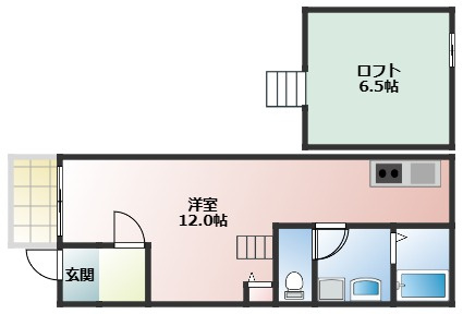 【間取り】 | ＦＯＲＥＳＴ山崎