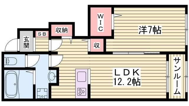 プレッソ　東加古川　Ⅲ　Ａの間取り