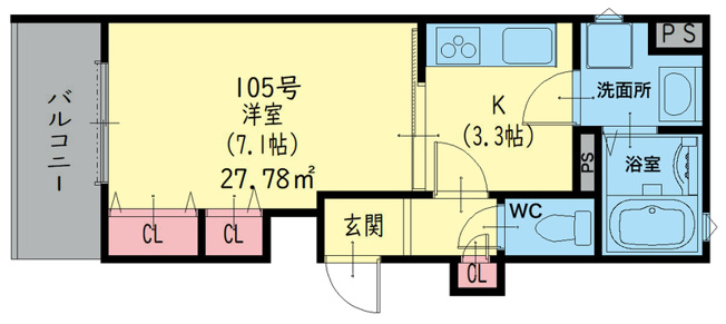 【間取り】 | クリエオーレ俊徳町