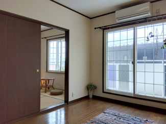 【洋室】 | 美浜レジデンス | 洋室6帖　エアコン付き