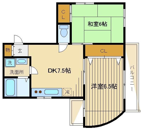 【間取り】 | ペガサス中村