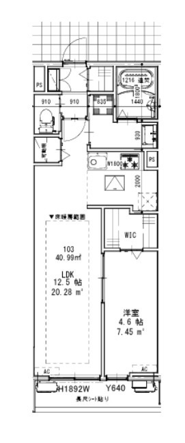 ピースコート登戸Ⅳの間取り