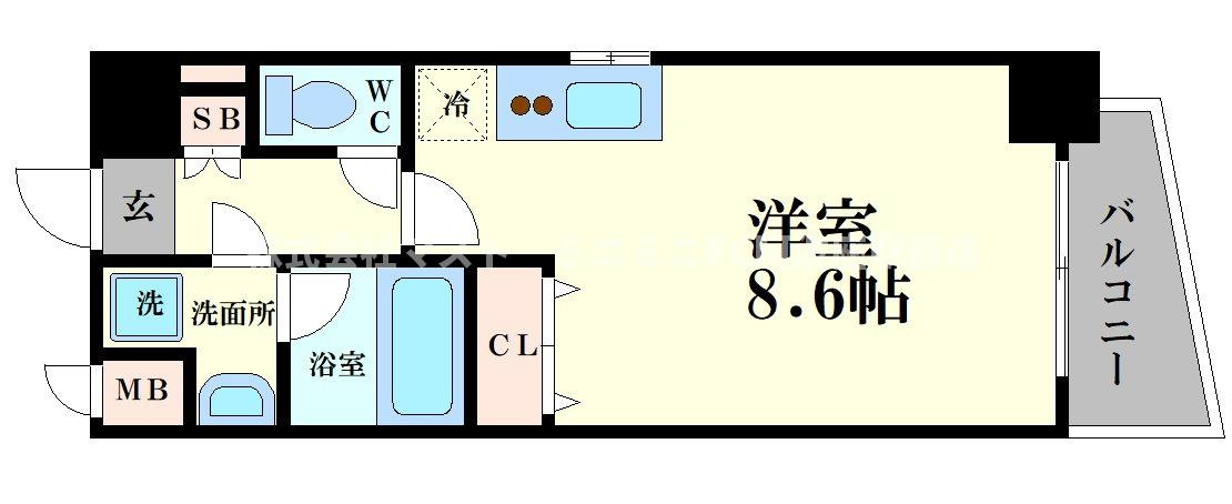 S-RESIDENCE福島Luxeの間取り