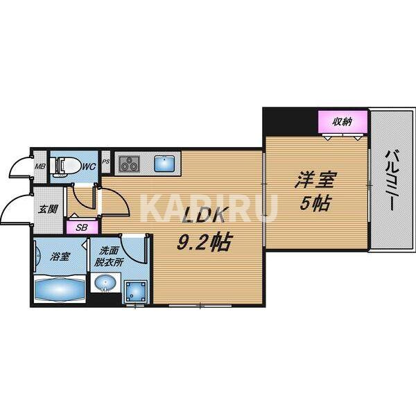 クリエオーレ横堤の間取り