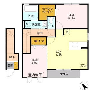 【間取り】 | ティンカーベル　Ｂ