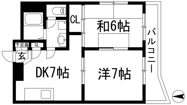 【間取り】 | 中野レジデンス