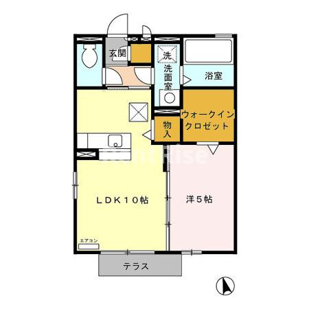 ドゥ ボナール岩船の間取り