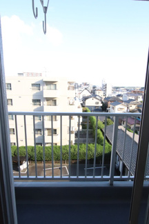 ベランダからの景色です