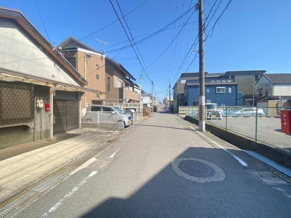 和歌山市久保丁3丁目　土地の前面道路含む現地写真