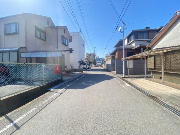 和歌山市久保丁3丁目　土地の前面道路含む現地写真