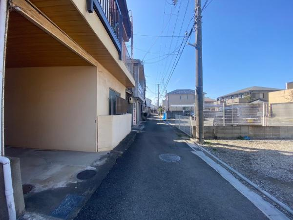 和歌山市小松原5丁目　土地の前面道路含む現地写真
