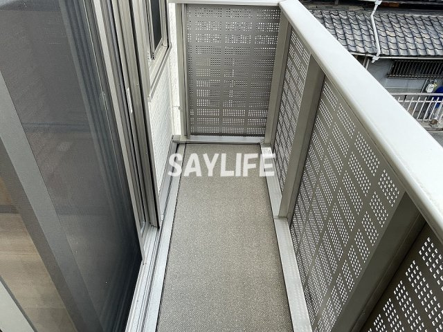 アジーロコートのバルコニー