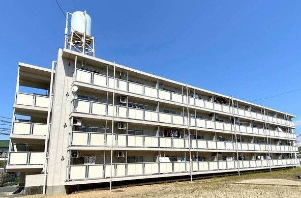 ビレッジハウス奥北野1号棟の外観パース|ビレッジハウス奥北野