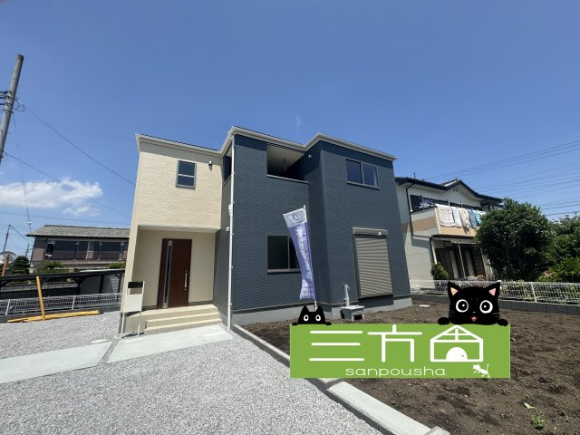 新築　高崎市下小塙第3　Livele Garden.S　1号棟の外観|現地写真　完成しました！物件のご内覧等、お気軽にお問合せください♪　							
