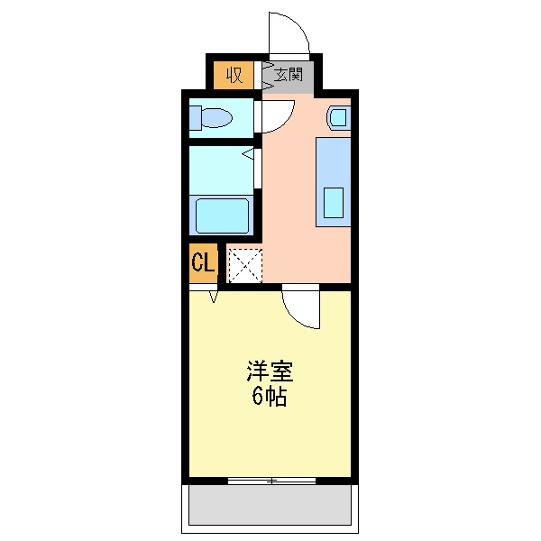 グランパシフィック十三の間取り