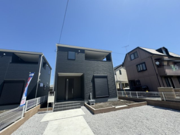 新築　高崎市倉賀野町第14　Livele Garden.S　4号棟の外観|現地写真　完成しました！物件のご内覧等、お気軽にお問合せください♪　							
