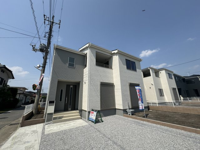 新築　高崎市倉賀野町第14　Livele Garden.S　7号棟の外観|現地写真　完成しました！物件のご内覧等、お気軽にお問合せください♪　							
